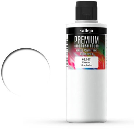 Vallejo Hobby Paint - 63067 Nettoyant pour aérographe premium - Nettoyant - 200 ml