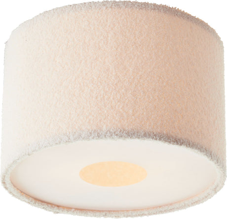 Brilliant Teddy - plafonnier - e27 max 1x25w - tissu peluche - beige