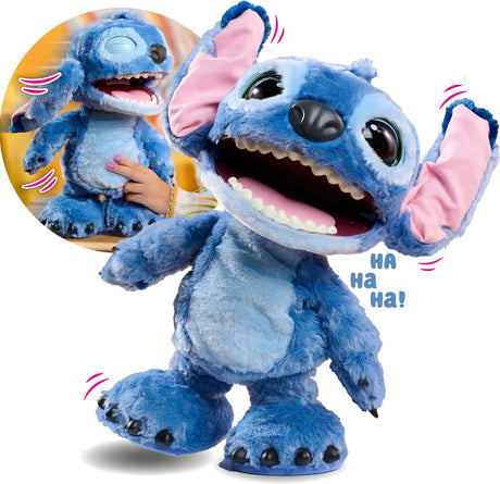 Jouez simplement à la peluche interactive Ultimate Stitch