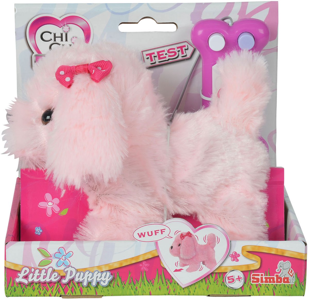 Simba maskotka chi chi love s?odki szczeniak, na cable, r?owy, 17 cm