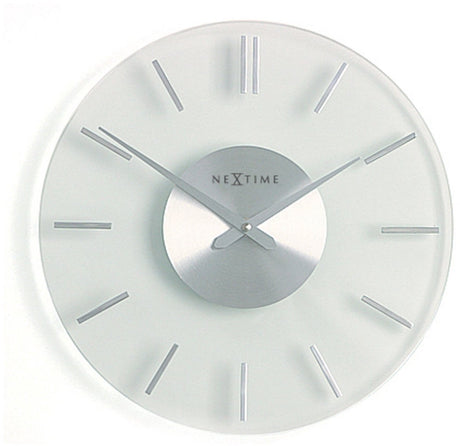 Horloge Nexttime 2855gn rayures audacieuses, 19 x 38 cm, murale, vert
