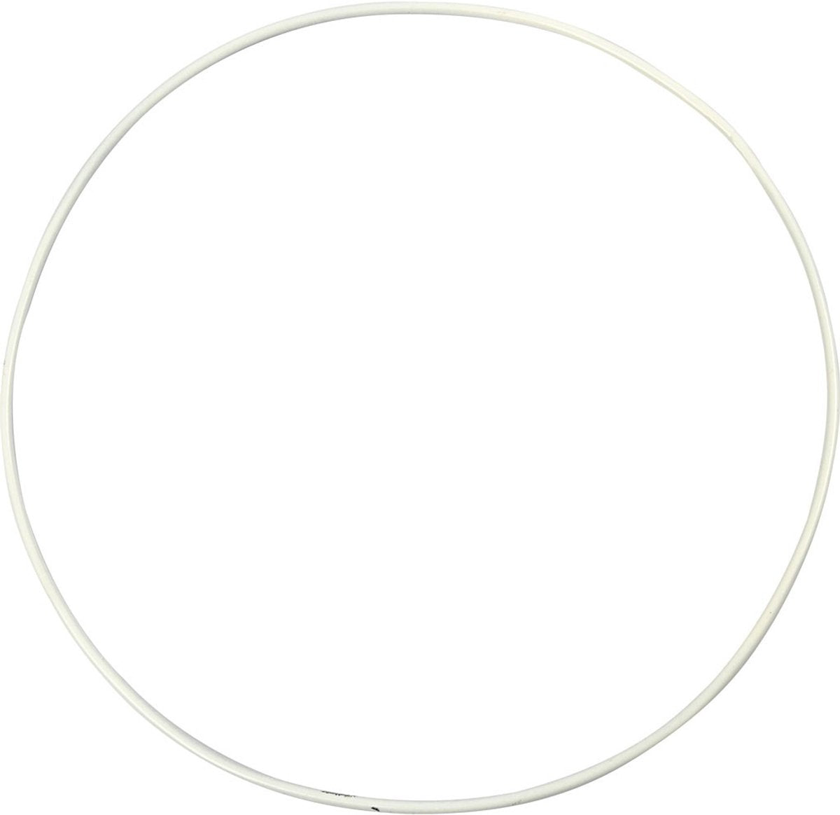 Société créative https : www.ccobby.nl metal-wire-ring-d-20-cm-thickness-3-mm-white-5-piece-1-box