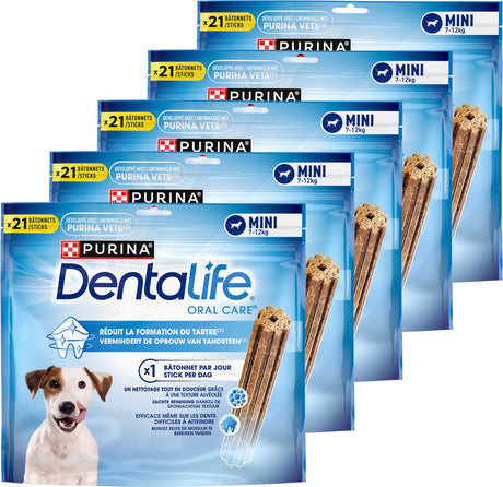 Dentalife Daily Oral Care Small - Snacks pour chiens - Poulet - 5 x 345 g