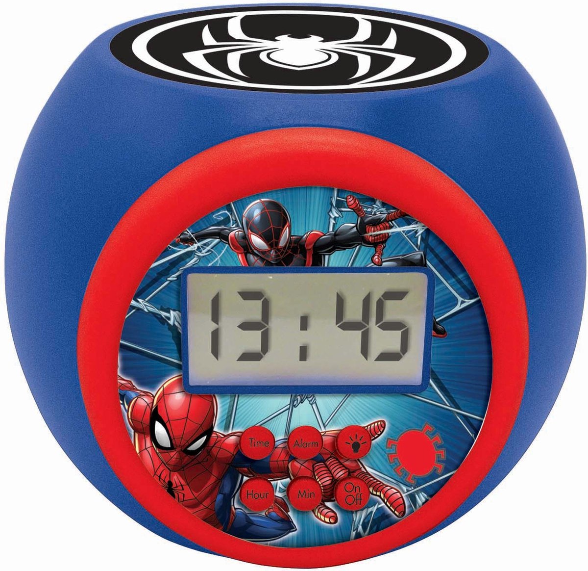 Réveil projecteur Lexibook Spider Man avec minuterie