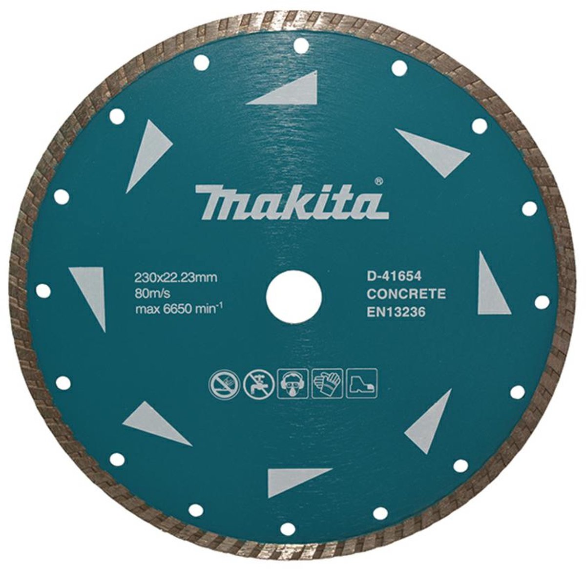 Accessoires Makita - disque diamant pour béton 230x22,2 mm d-41654