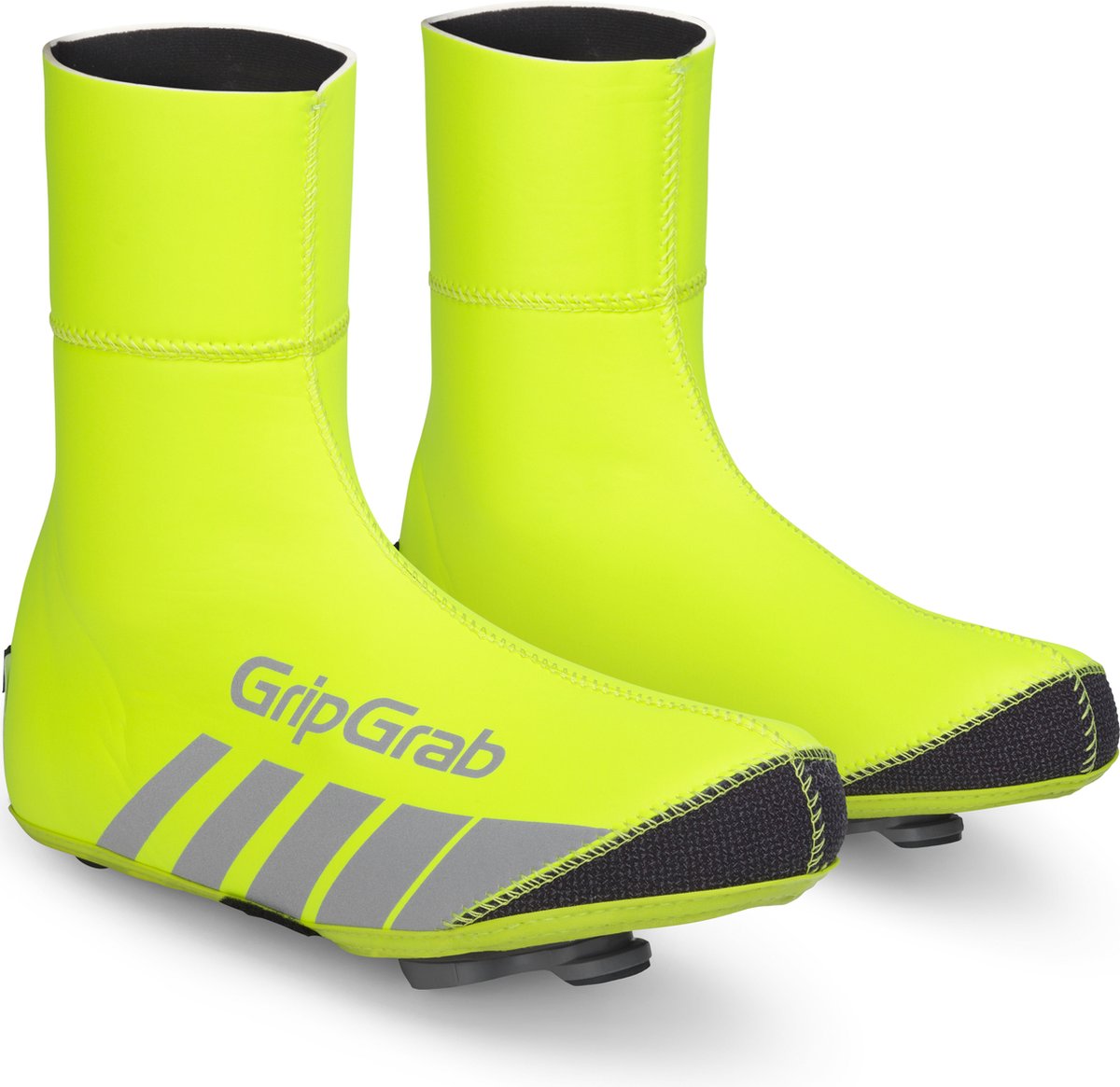Gripgrab - couvre-chaussures de cyclisme d'hiver imperméables thermo haute visibilité - jaune haute visibilité - unisexe - taille XXXL