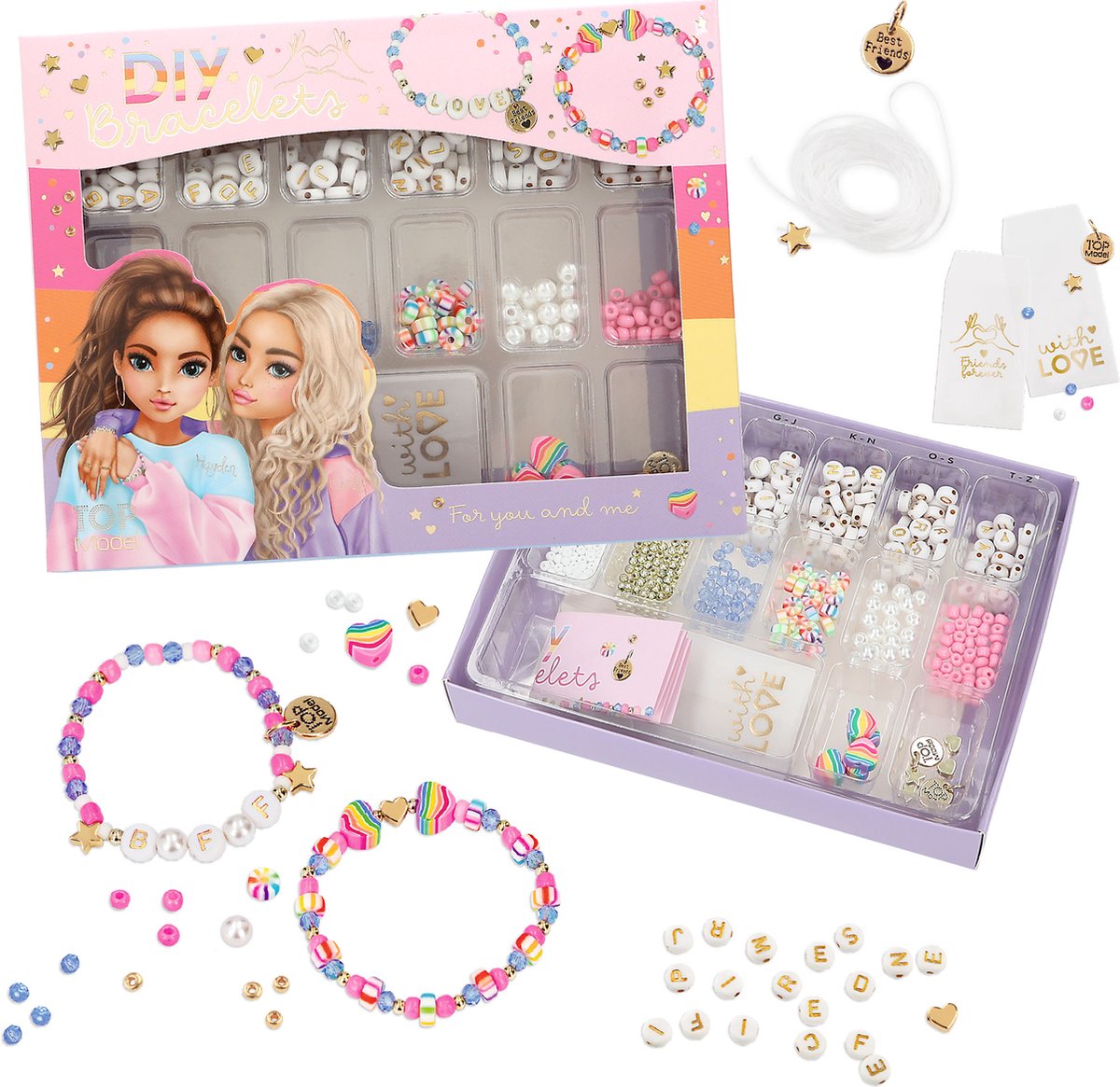 Depesche - bracelets diy haut modèle - ensemble de perles