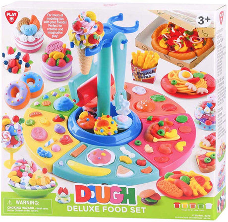 Ensemble d'argile à manger de luxe Playgo - 5 pots en argile