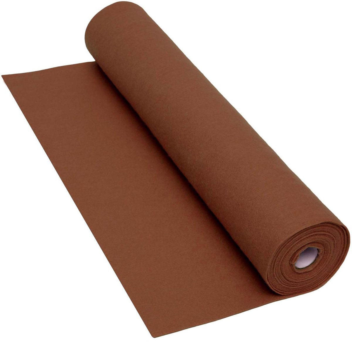 Rouleau de feutre de coloration marron matériel artisanal 160 g/m² 5 mètres x 45 cm.