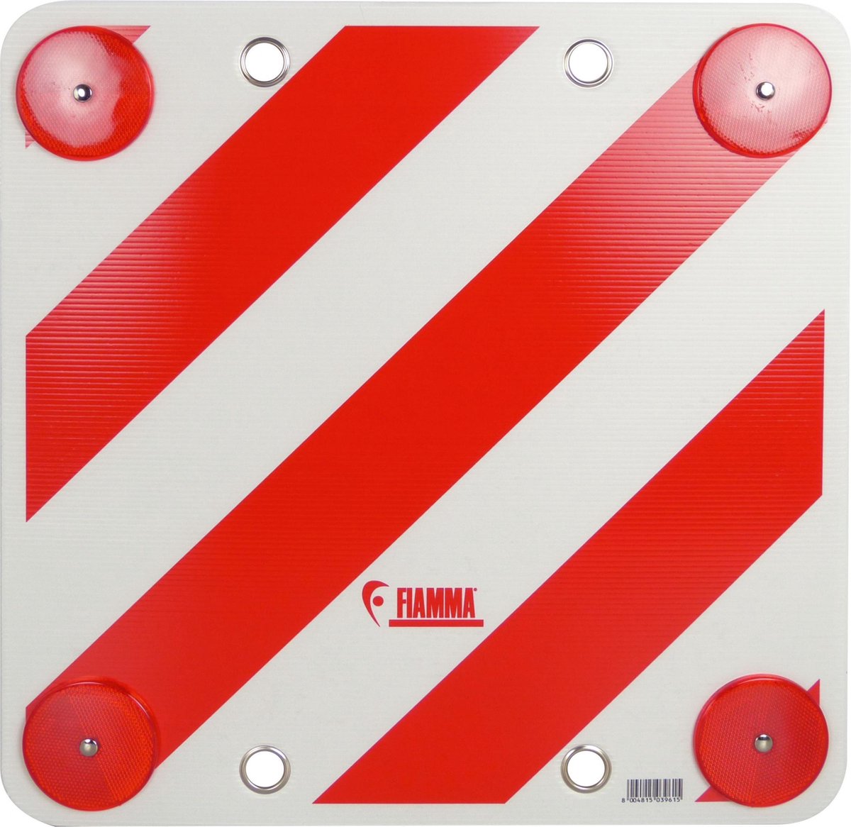 Carpoint markeringsbord 50x50 cm – reflecterend wit rood – voor uitstekende lading – met hoekreflectoren