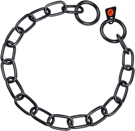 Collier pour chien Hs Sprenger noir 3 mm gauche semi-long (61 cm)