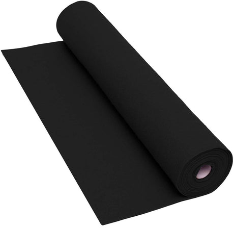 Colorations - rouleau de feutre noir - 160gsm, 5m x 45cm