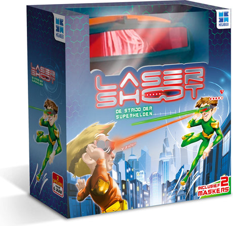 Megableu laser shoot - jeu d'action passionnant pour enfants - jeu laser avec lunettes électroniques - à partir de 6 ans - intérieur extérieur
