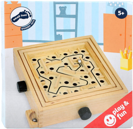 Small foot - jeu de billes labyrinthe en bois