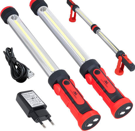 Maclean - lampe d'atelier lampe d'atelier lampe de marche led xxl mce230 - avec suspension et aimant