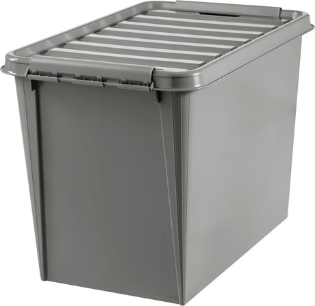Smartstore - boîte de rangement 66 recyclée 66 litres - polypropylène - gris