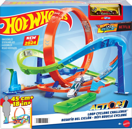 Hot Wheels Action Cyclone Looping Set - Piste de course