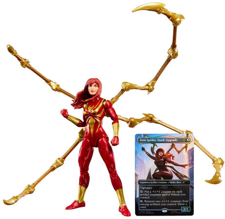 Hasbro Marvel Legends Magic : The Gathering Action Figure Mary Jane Watson (Iron Spider) (plus carte exclusive en aluminium) 15 cm