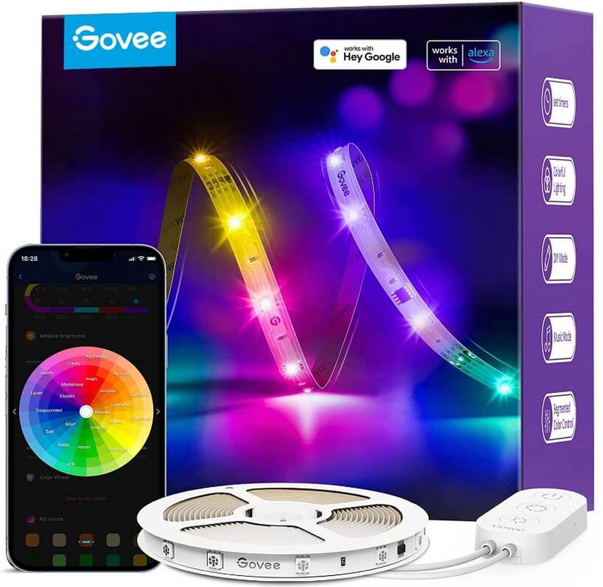 Govee H618A RGBIC BASIC Wi-Fi + Bluetooth