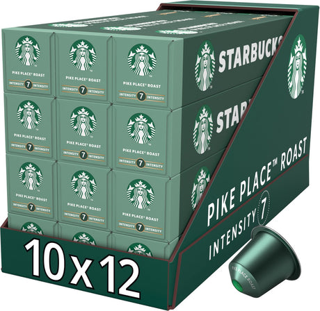 Capsules Starbucks by Nespresso rôti de brochet - 10 tasses à café x 12 boîtes