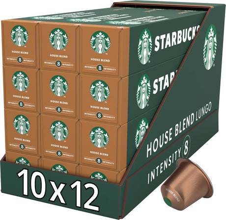 Capsules Starbucks by Nespresso mélange maison - 10 tasses à café x 12 boîtes