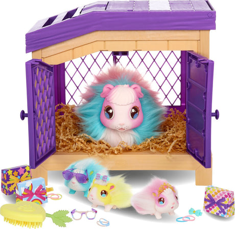 Spectron petits animaux vivants maman surprise animal interactif arc-en-ciel