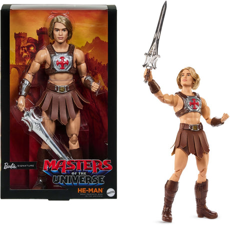 Mattel les maîtres de l'univers film 2026 barbie signature poupée he-man 30 cm poupées