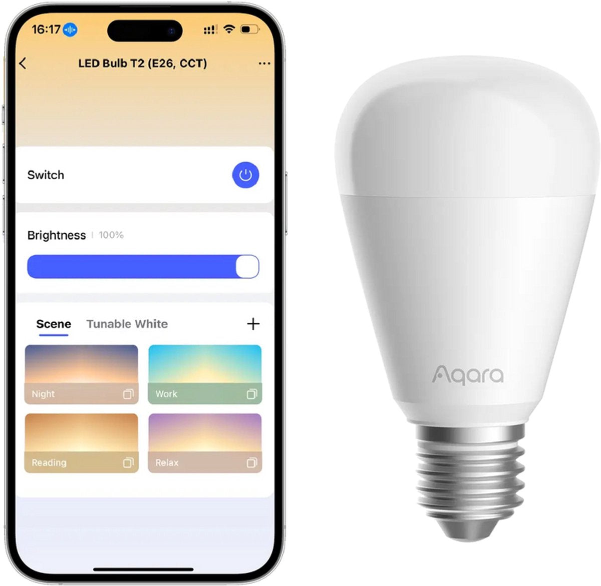 Ampoule led Aqara t2 (cct, e27)