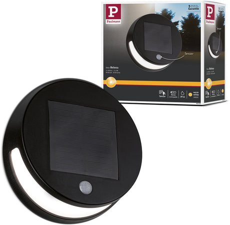 Paulmann applique murale LED solaire pour extérieur détecteur de mouvement Helena ip44 3000k 56lm anthracite