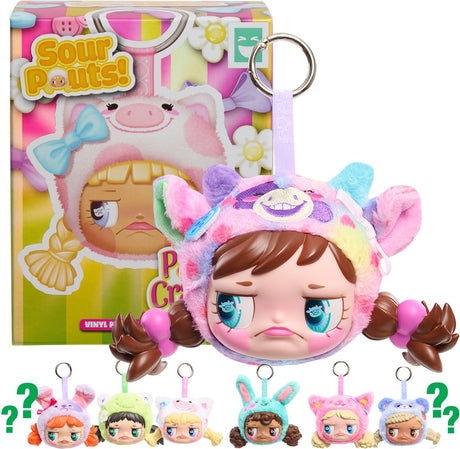 Just play happy haul sour pouts vinyl pluche sleutelhanger