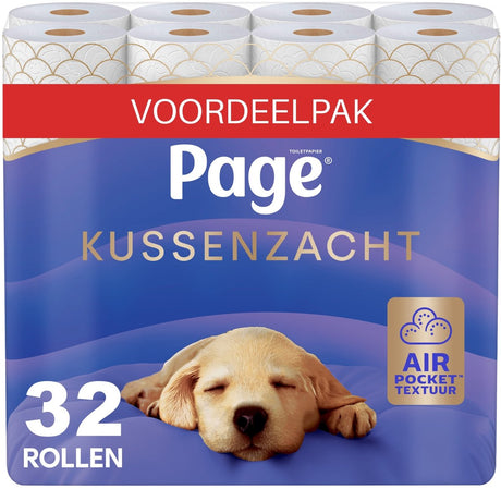 Papier toilette Page ® - papier toilette doux pour oreiller - 32 rouleaux - confort ultime - pack économique