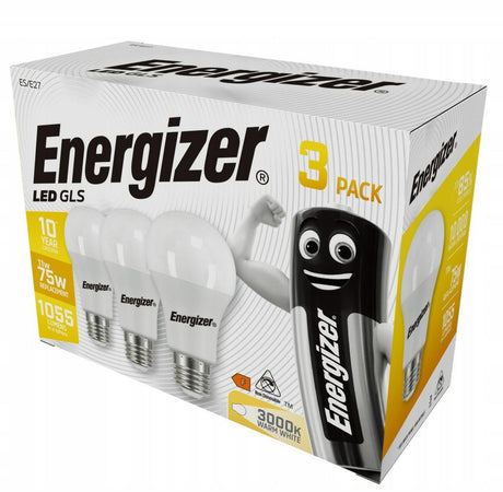 Série Energizer - lampe LED - 11w (équivalent 75w) - e27 - blanc chaud - 1055lm