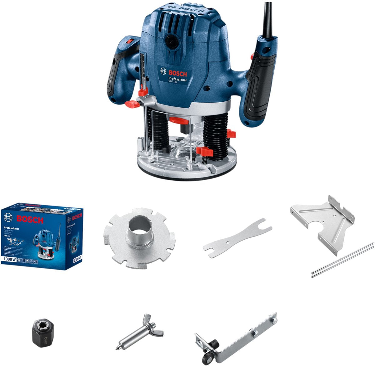 Bosch gof 130 - toupie - 1300w - vitesse constante - poignées ergonomiques