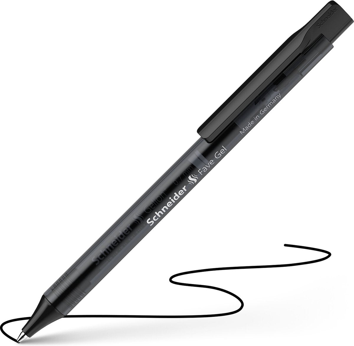 Instruments d'écriture Schneider stylo gel Schneider - préféré - noir - 0,4 mm - s-101101-20