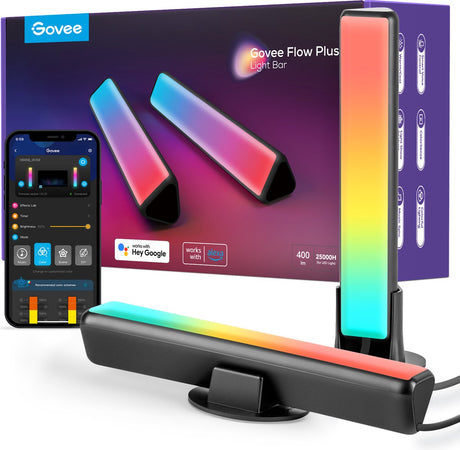 Barres lumineuses intelligentes Govee rgbicww - Éclairage TV 45 pouces