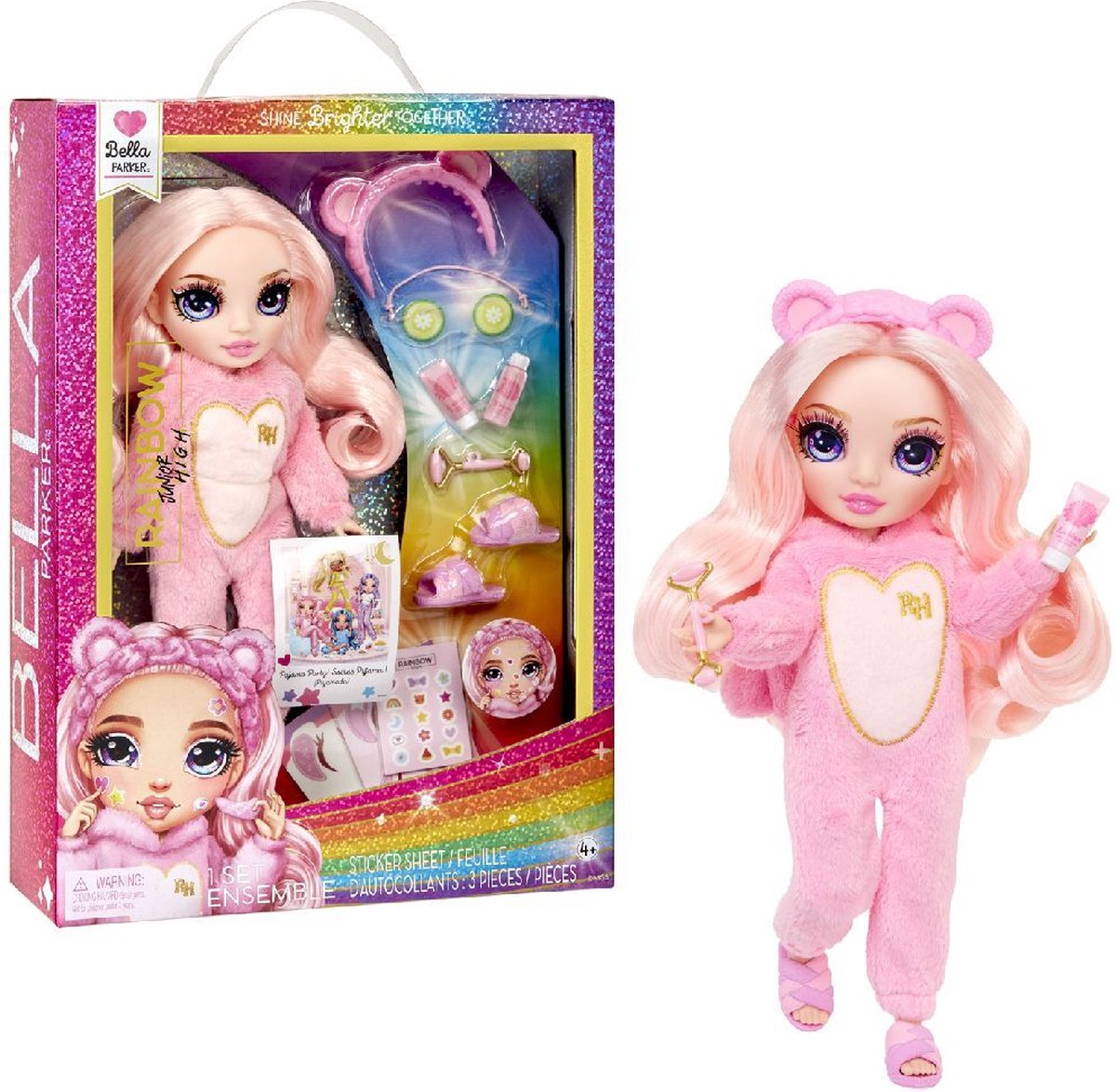 MGA Entertainment Rainbow High Junior High Pajamaparty Pop - Bella