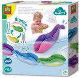 Ses creative - petits talents - jouets de bain Montessori - poissons en rangée qui changent de couleur - 3 pièces - nombreuses possibilités de jeu - change de couleur en fonction de la température de l'eau - jouet 1 an