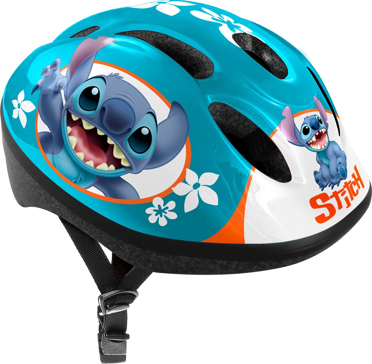 Casque de vélo Disney Stitch Réglable Taille bleue 52-56 cm (s)
