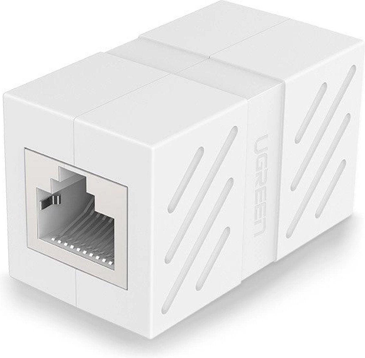 Série Ugreen - connecteur de câble - rj45 - blanc - cat 7 - 10 gbps