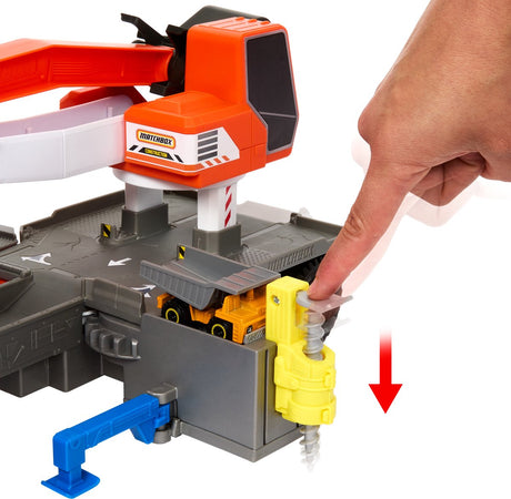 Camion de construction Matchbox avec station de forage
