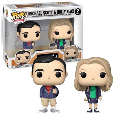 Funko-pop ! télévision : le bureau - Michael Scott Holly Flax 2-pack