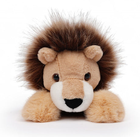 Peluche One Love - Lion mâle Léonard - 40cm - jaune et marron - 0 ans