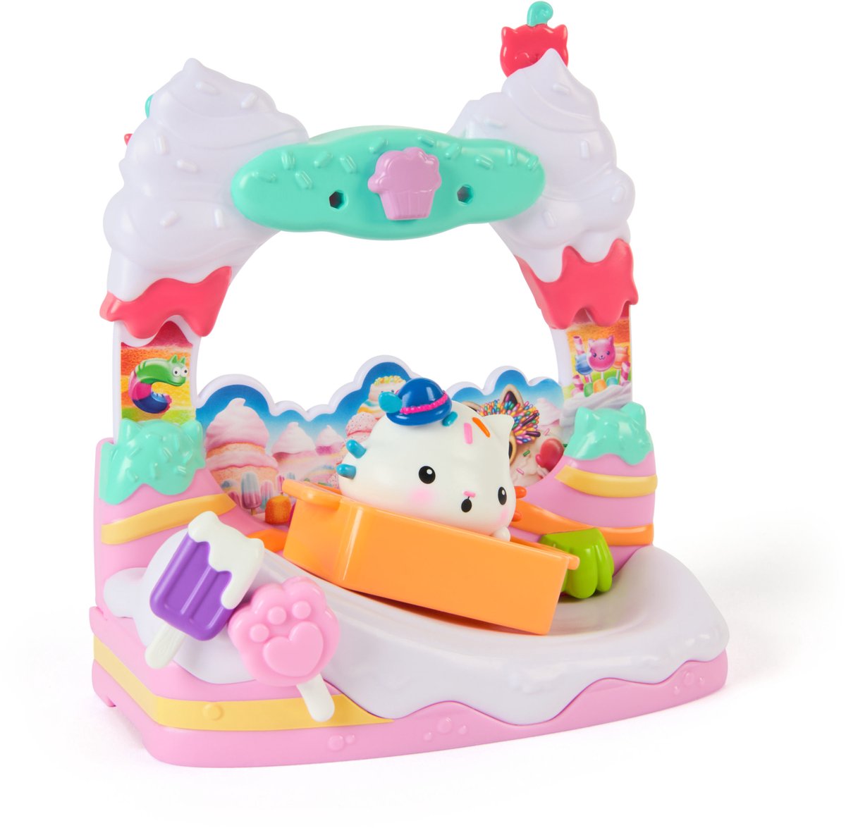 La maison de poupée de Gabby, le balcon du cinéma cakey | 2 pièces