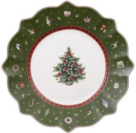 Assiette petit-déjeuner Villeroy Boch Toy's Delight - 24 cm - vert - Noël