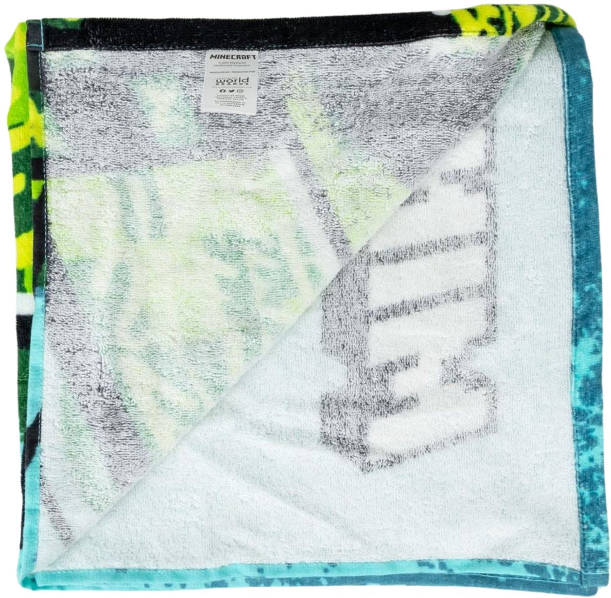 Serviette sans marque en coton premium minecraft sans marque