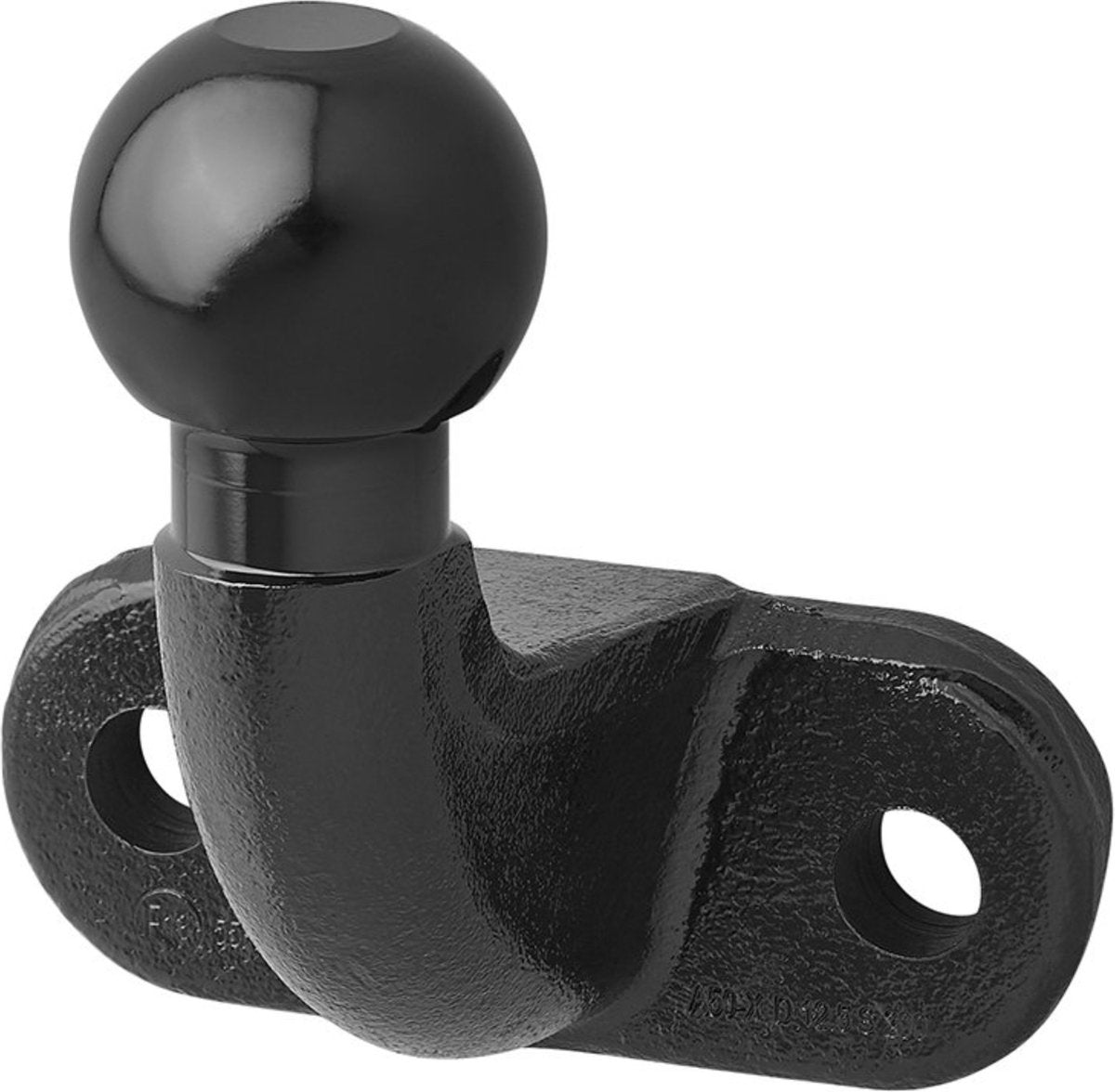 Proplus boule d'attelage coudée - accessoires de voiture - acier - noir