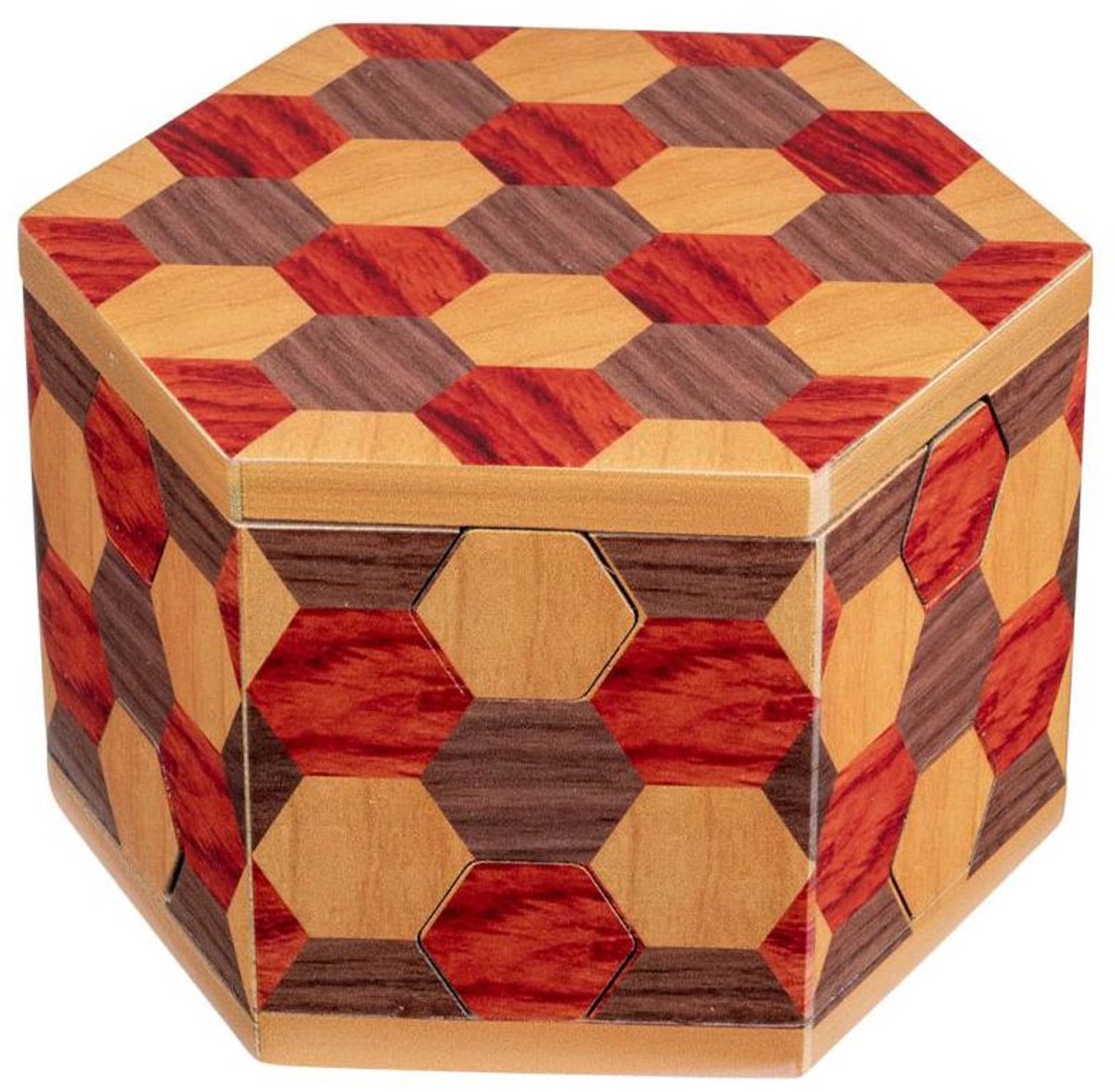 Boîte de rangement cadeau pour casse-tête en nid d'abeille Philos.
