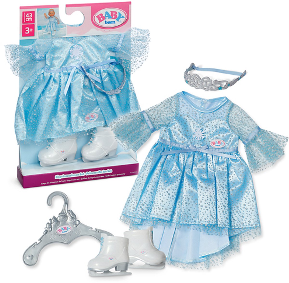 Bébé né princesse sur glace (43 cm)