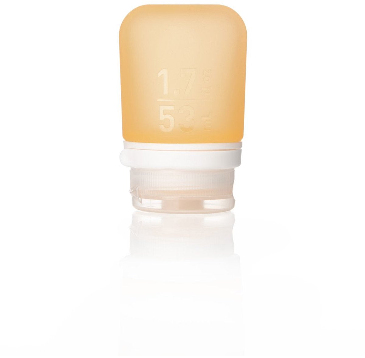 Human gear - gotoob+ - bouteille de voyage - flacon - réutilisable - léger - petit - 53ml - orange