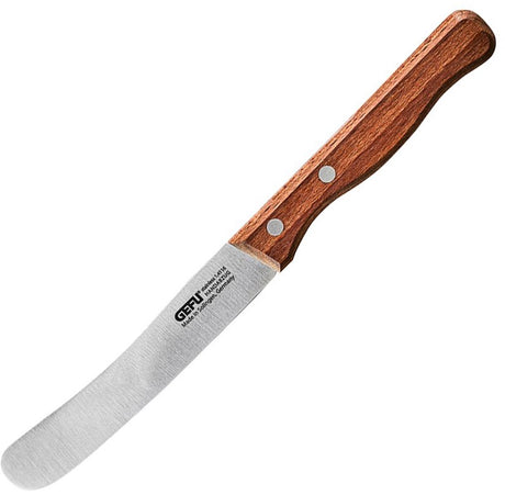 Couteau à tartiner Gefu stulle 11 cm – couteau petit déjeuner – lame en acier allemand – manche en noyer